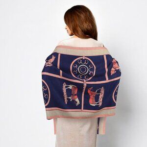 Women Pashmina Silky Shawl Wrap for Evening Dressing Blanket Open Front Poncho